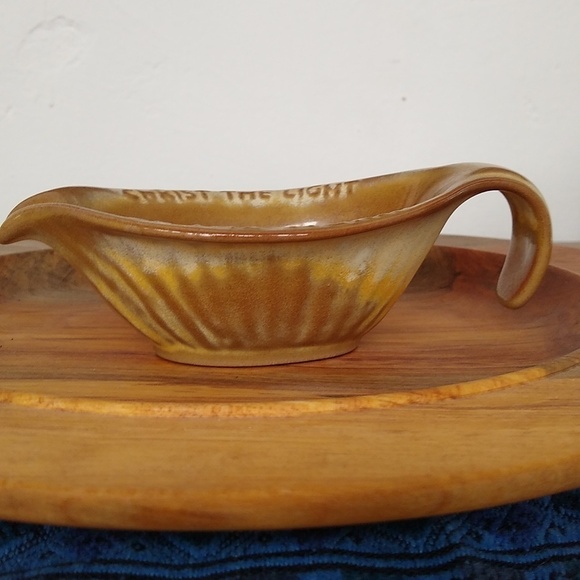 Frankoma Oral Roberts 1971 Christ the Light Vintage Pottery Candleholder - Picture 2 of 7